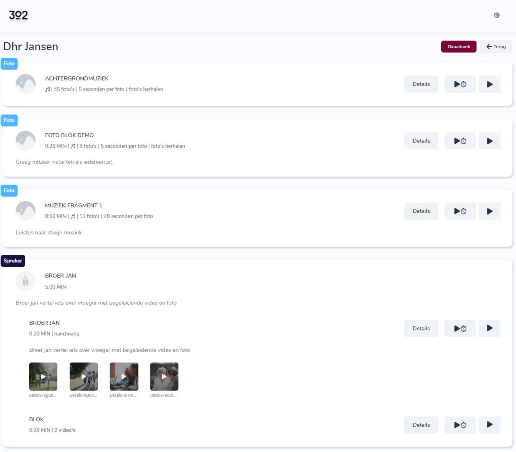 Draaiboek Online Controller