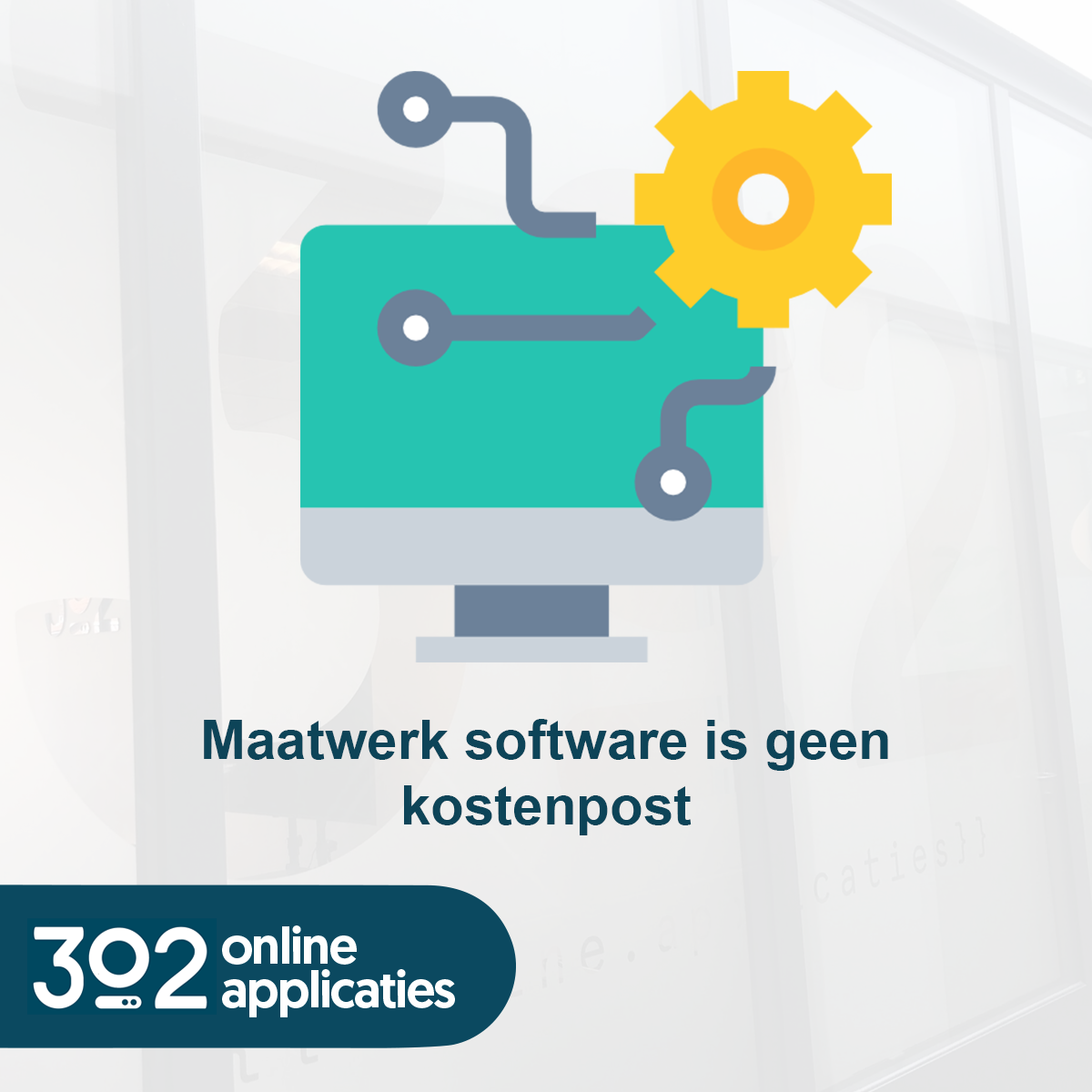 maatwerk geen kostenpost